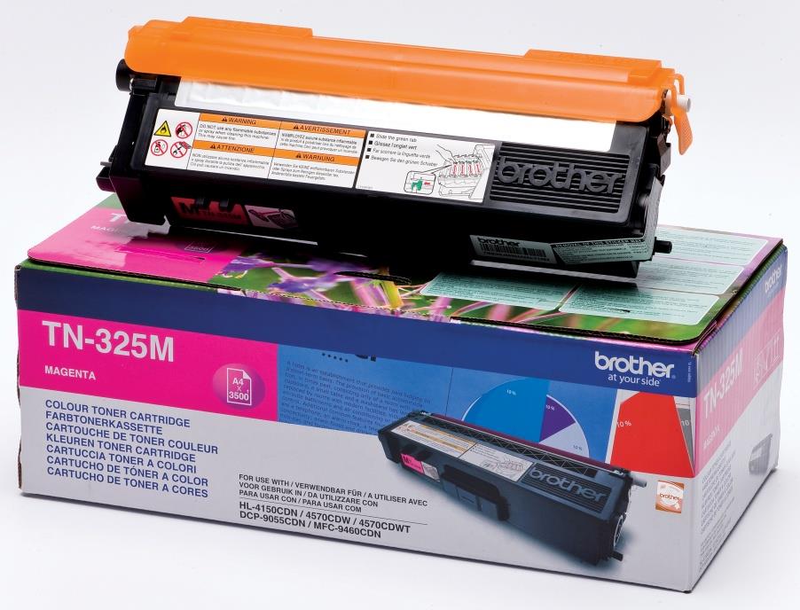 772601 Brother TN325M Toner BROTHER TN325M 3.5K r&#248;d 